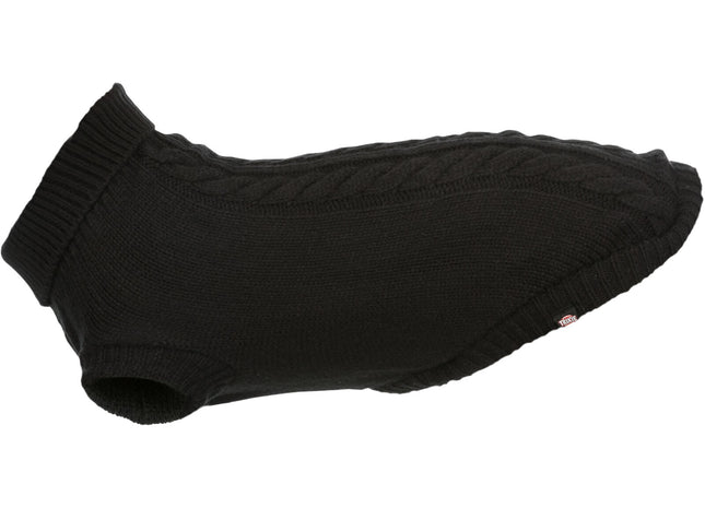Trixie Pullover Kenton – Hundepullover schwarz XS