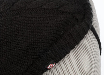 Trixie Pullover Kenton – Hundepullover schwarz XS