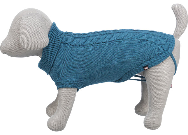 Trixie Pullover Kenton - Hundepullover, blau, XS