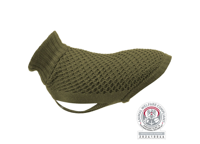 Trixie Pullover Norwood – Hundepullover, olivgrün, XXS