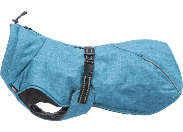 Trixie Wintermantel Riom - Blauer Hundemantel XS