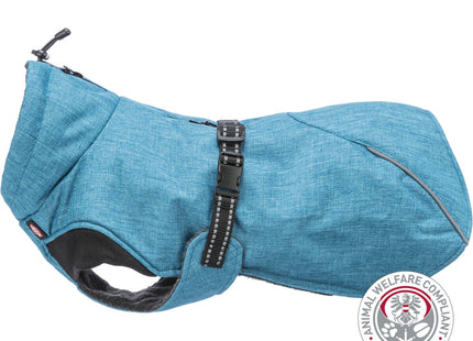 Trixie Wintermantel Riom - Blauer Hundemantel XS