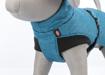 Trixie Wintermantel Riom - Blauer Hundemantel XS