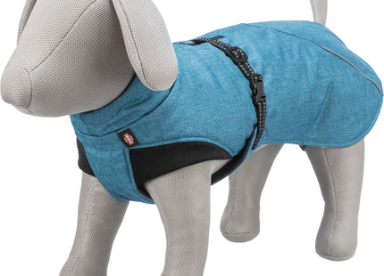 Trixie Wintermantel Riom - Blauer Hundemantel XS
