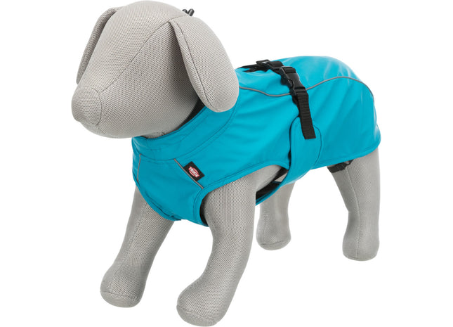 Trixie Regenmantel Vimy - Hundemantel, türkis, XS
