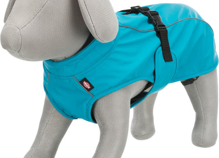 Trixie Regenmantel Vimy - Hundemantel, türkis, XS