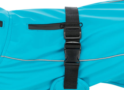 Trixie Regenmantel Vimy - Hundemantel, türkis, XS