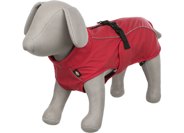 Trixie Regenmantel Vimy XS, rot, wasserdicht