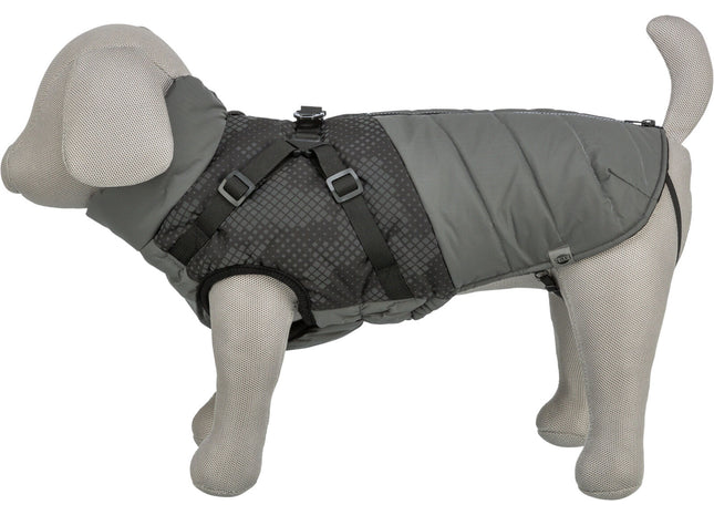 Trixie Pontis Reflect - Wintermantel Hund, grau XS