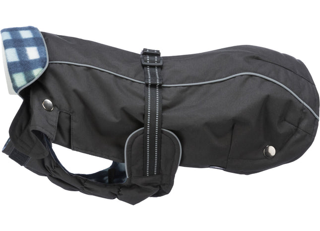 Trixie Mantel Rouen – Hundemantel schwarz XS