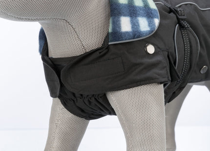 Trixie Mantel Rouen – Hundemantel schwarz XS