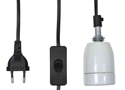 Trixie Keramikfassung Pro Socket – weiss, 1.8m Kabel