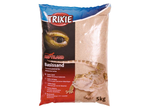 Trixie Basissand – feinkörniger gelber Terrariensand