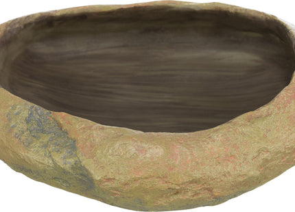 Trixie Wasser- & Futterschale – Steinfarben, 15x3.5x12 cm