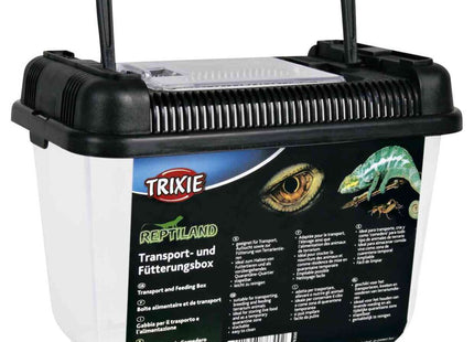Trixie - transparente Transport- und Fütterungsbox S