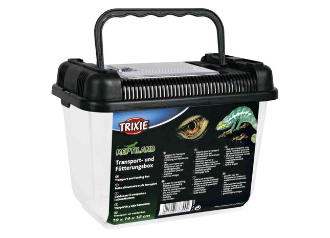 Trixie - transparente Transport- und Fütterungsbox S