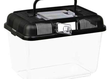 Trixie - transparente Transport- und Fütterungsbox S