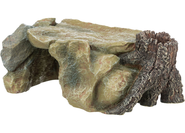 Trixie Felsplateau Baumstamm sandfarben