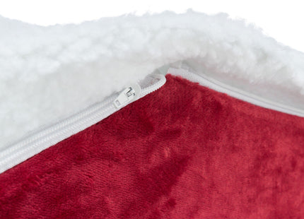 Trixie Xmas Höhle Nevio – eckig weiss/rot, 35x45x38cm