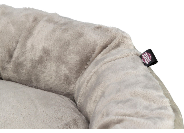 Trixie Xmas Bett Luciano - rund beige/gold Kuschelbett