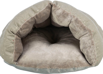 Trixie Xmas Höhle Luciano - rund beige/gold