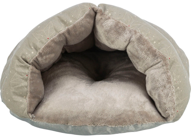 Trixie Xmas Höhle Luciano - rund beige/gold