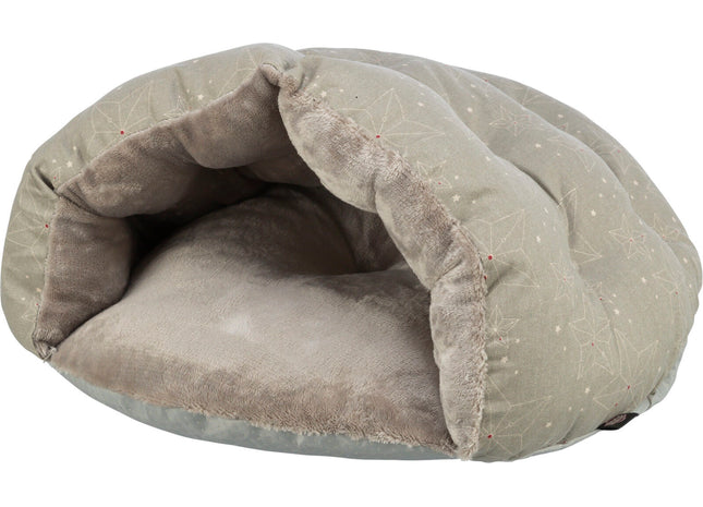 Trixie Xmas Höhle Luciano - rund beige/gold