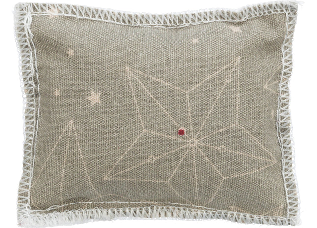 Trixie Xmas Kissen - Baumwolle und Baldrian beige