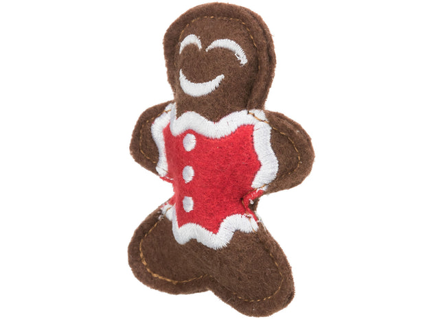 Trixie Xmas Elch und Lebkuchenmann - Filzspielzeug, 2 Stück