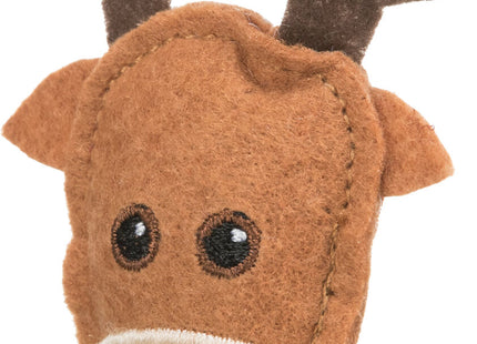 Trixie Xmas Elch und Lebkuchenmann - Filzspielzeug, 2 Stück