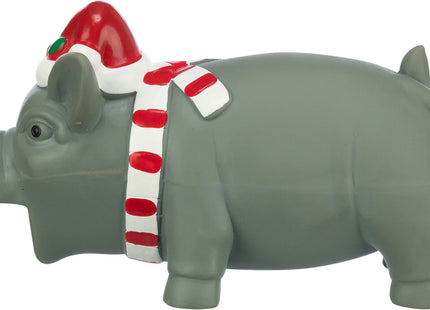 Trixie Xmas Schwein - Latex, weiss, 16cm