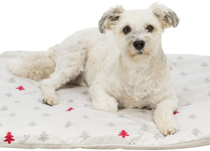 Trixie Xmas Kissen Nivia – oval, cremefarben