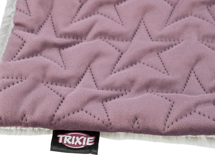 Trixie Decke Estelle – Hundedecke beere/grau 100×70cm