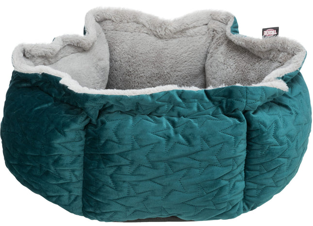 Trixie Bett Estelle – Hundebett grün/grau ø50cm
