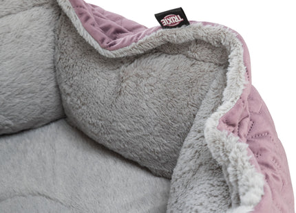 Trixie Bett Estelle – Hundebett beere/grau ø50cm