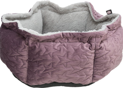 Trixie Bett Estelle – Hundebett beere/grau ø50cm