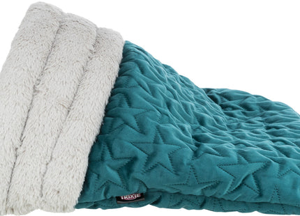 Trixie Kuschelsack Estelle – grün/grau, 34×20×45 cm