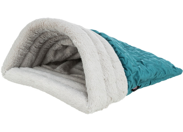 Trixie Kuschelsack Estelle – grün/grau, 34×20×45 cm