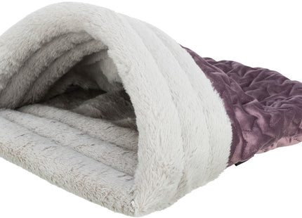 Trixie Kuschelsack Estelle – beere/grau kuschelig