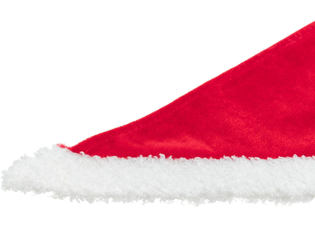 Trixie Xmas Halstuch – Samt rot, 75 cm