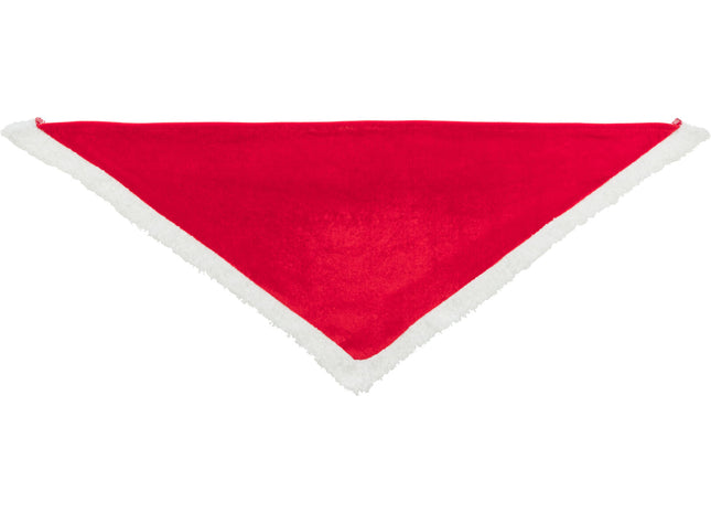 Trixie Xmas Halstuch – Samt rot, 75 cm
