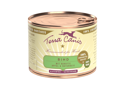 Terra Canis - Classic Hundenassfutter, Rind mit Karotte, Apfel & Naturreis