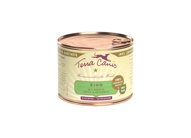 Terra Canis Classic Rind mit Karotte Nassfutter 200g