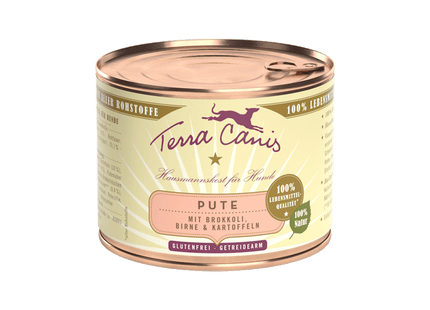 Terra Canis - Classic Hundenassfutter, Pute mit Brokkoli, Birne & Kartoffeln