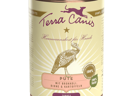 Terra Canis - Classic Hundenassfutter, Pute mit Brokkoli, Birne & Kartoffeln