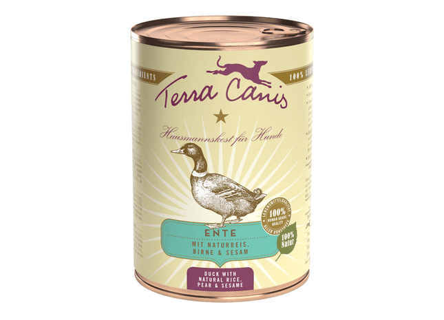 Terra Canis Classic Ente - getreidearmes Nassfutter 400g