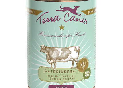 Terra Canis - Getreidefreies Hundefutter Rind mit Zucchini, Kürbis & Oregano