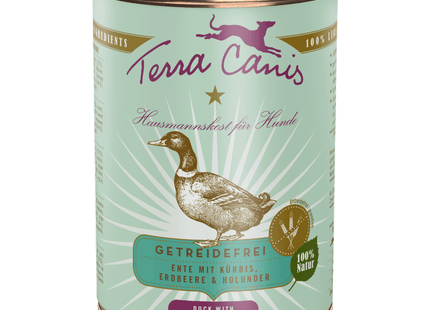 Terra Canis - Getreidefrei, Ente mit Kürbis, Erdbeeren & Holunder