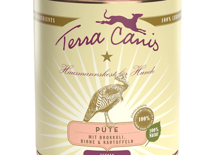 Terra Canis - Classic Hundenassfutter, Pute mit Brokkoli, Birne & Kartoffeln