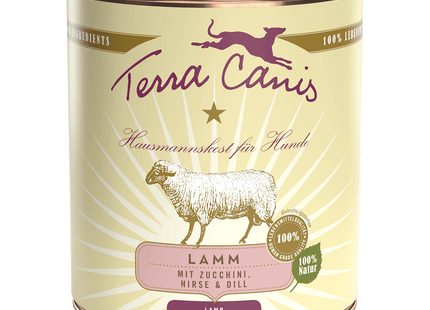 Terra Canis - Classic Hundenassfutter, Lamm mit Zucchini, Hirse & Dill